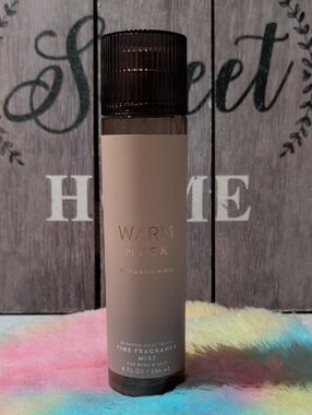 Bath & Body Works Warm Musk Fine Fragrance Mist - Taupe & Dark Brown